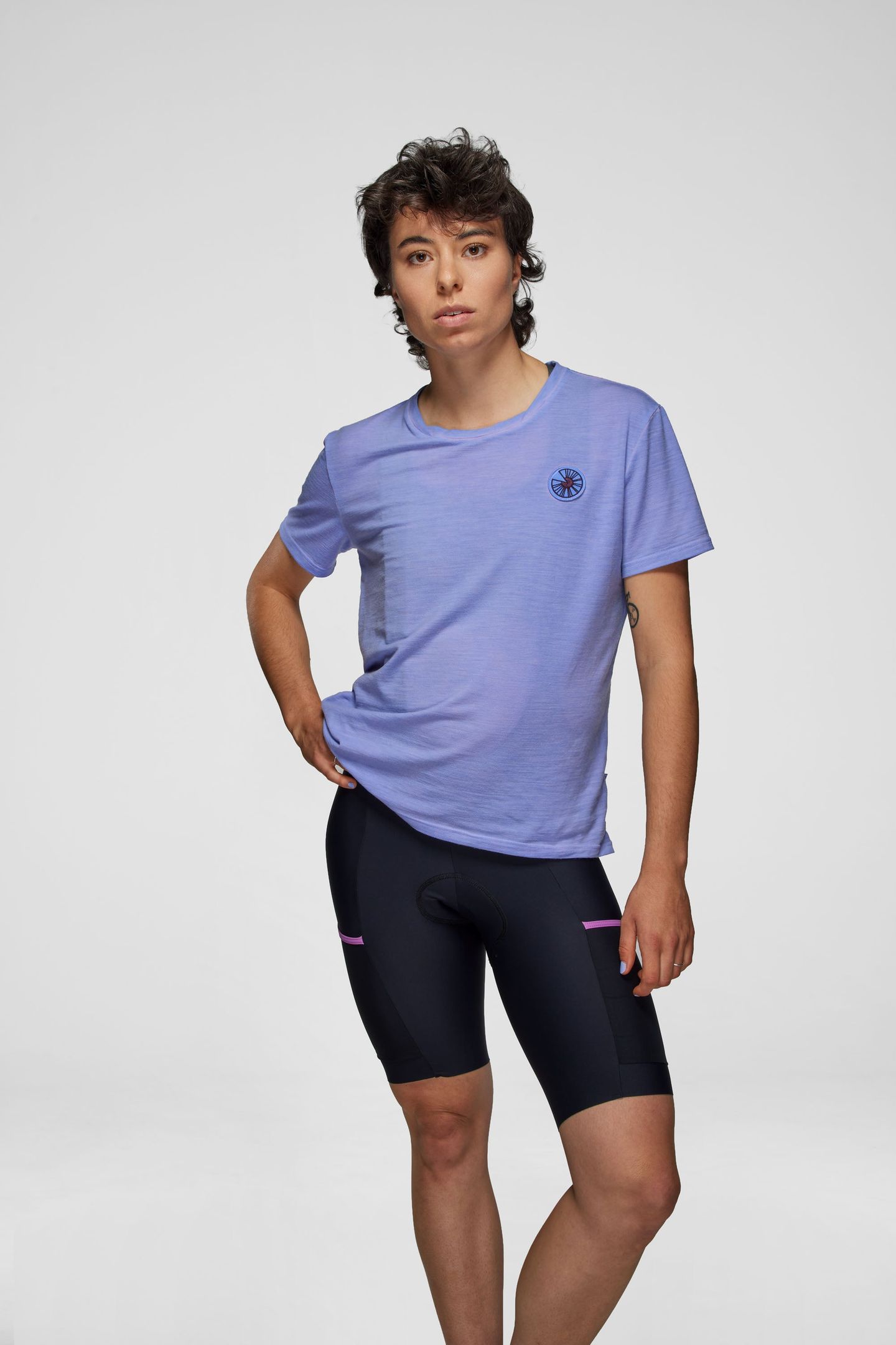Escape Merino Short Sleeve - Fiordaliso